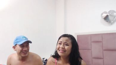 Michaelandscarlett11 - Porn Video [Bongacams]: lovely décolletage, stream archive, hot babe strips