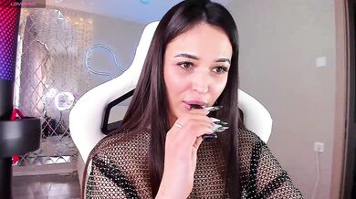 Adel-chocolatee - Porn Video [Bongacams]: closeup, striking goddess, sparkling temptress