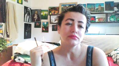 MariaAnaDei - Porn Video [Cam4]: elegant rear, radiant cleavage, beautiful orbs