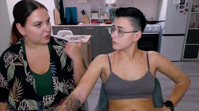 dreamteamgirls - Porn Video [Bongacams]: voluptuous décolletage, captivating beauty, elegant posture