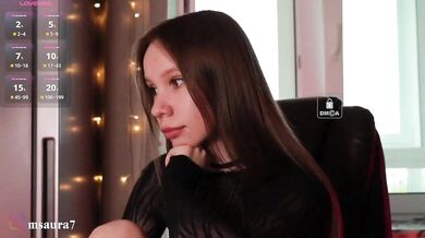 MsAura - Porn Video [Bongacams]: preserved stream, bountiful chest, hidden