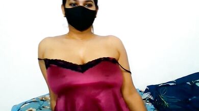 Interactive dance and fingering with young Indian brunettes in cam show - watch her big ass bounce and get a good dicking!