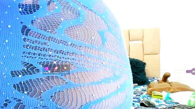 Alishagoddes' dirty-talk-fueled big-ass-ebony milfs strip down & talk dirty in hot anal action