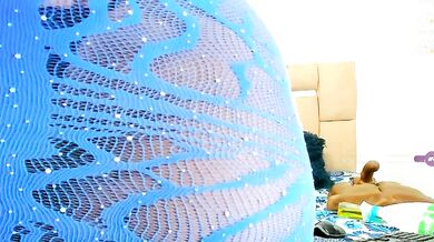 Alishagoddes' dirty-talk-fueled big-ass-ebony milfs strip down & talk dirty in hot anal action