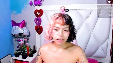 Katalina Garcia strips, teases, and rides a toy in a wild anal-latin cosplay session