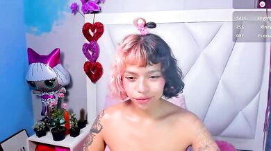 Katalina Garcia strips, teases, and rides a toy in a wild anal-latin cosplay session