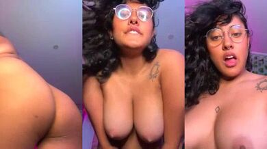 Curvy-young latin with piercings & tattoos takes a POV anal creampie