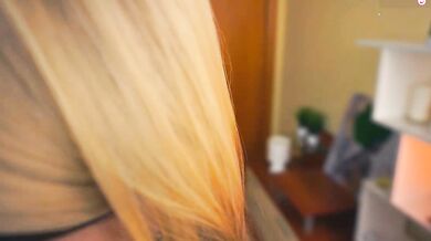 EngelAlman's private time with her tattoos-clad body in leather and heels