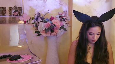 Watch NattyDevon's dirty talk & big tits get a workout in this hot solo video