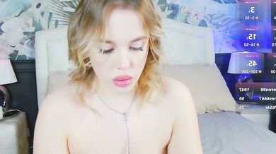 CatherineLine strips and teases in a hot upskirt show for the younger Russian blondes