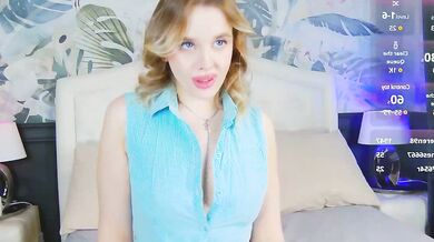 CatherineLine strips and teases in a hot upskirt show for the younger Russian blondes