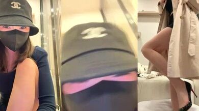 Nainai2002's petite body gets a hardcore titty-fuck and dirty talk while getting her nipples toyed in public