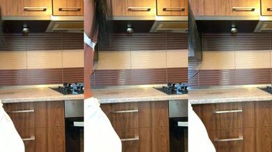 Hotmomcheckk_ gets her big-ass-asian pussy drilled with a dildo-vibrator and a smoking hot foot fetish