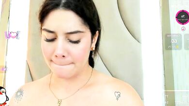 Latin-doll gets her ass filled with cum while her cuckold husband watches in this amateur video