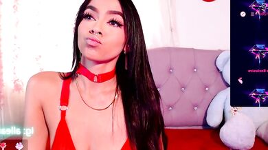 Alleanys_Cristal gets her tight ass drilled hard with dildo and vibrator in public