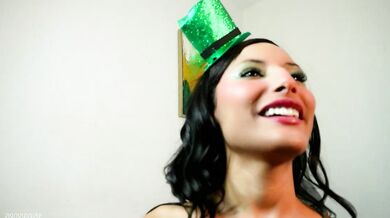 Watch Joss Caprice seduce Russian girl with her stunning curves and throbbing melons