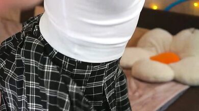 Tiny Miracle seduces with her stunning body and stunning cleavage