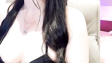 Eva-Public's naughty doggy-style deepthroating with big nipples & handjob in public