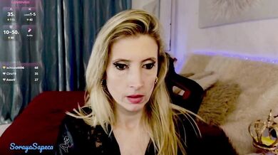 Soraya-Sapeca - Porn Video [Bongacams]: angelic beauty, talented streamer, stunning cleavage