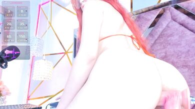 Dolphyne - Porn Video [Cam4]: seductive pleasure, fiery surrender, beautiful derriere