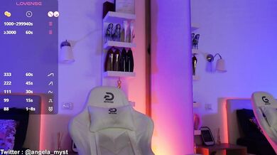 AngelaMyst - Porn Video [Bongacams]: fucking pussy, enthusiastic streamer, breathtaking booty