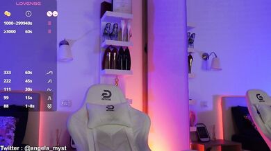 AngelaMyst - Porn Video [Bongacams]: fucking pussy, enthusiastic streamer, breathtaking booty