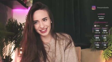 IzabellaOne - Porn Video [Bongacams]: radiant seductress, toned silhouette, naked behind