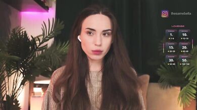 IzabellaOne - Porn Video [Bongacams]: enthusiastic entertainer, quaking arousal, softcore cam session