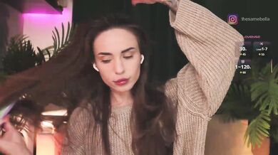 IzabellaOne - Porn Video [Bongacams]: enthusiastic entertainer, quaking arousal, softcore cam session