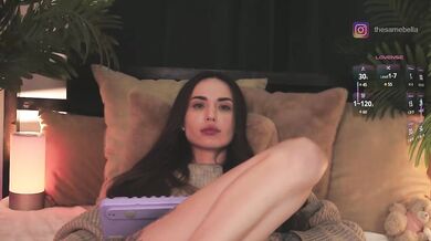 IzabellaOne - Porn Video [Bongacams]: captivating streamer, naked chest, internet recording