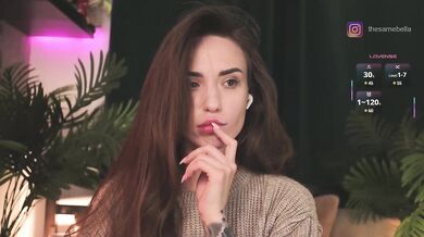 IzabellaOne - Porn Video [Bongacams]: captivating streamer, naked chest, internet recording