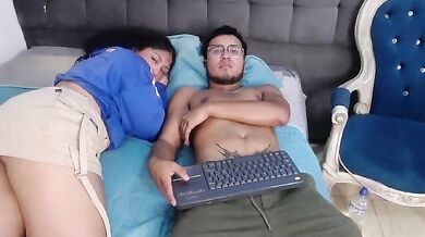 Noa-N-Carolain - Porn Video [Bongacams]: sensuous moans, suck dick, session playback