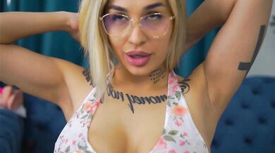 InkedBlondeLust - Porn Video [Bongacams]: astonishing enchantment, perfectly sculpted posterior, sculpted physique