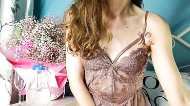 You Desire gets her oiled up and fingers herself in a steamy shower-roleplay