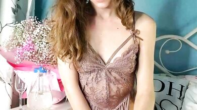 You Desire gets her oiled up and fingers herself in a steamy shower-roleplay