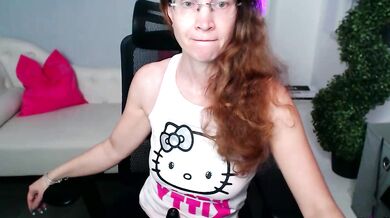 AnnikaRose humiliates camels with her tight ass while getting a big dildo in her mouth and ass