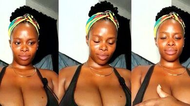 Naughty NUBIANZANELE strips, toys, and squirts while playing with her ass-toys and squirting orgasm-filled