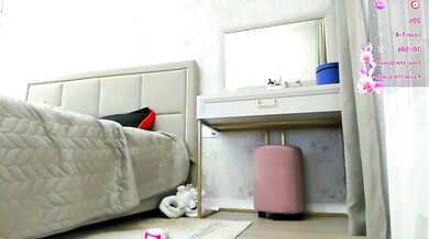 Your_bunnygirl's petite tits bounce while she talks dirty & gives a big dildo anal