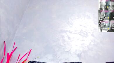 Emma_Muller32 gets her dirty talk and big tits on cam for a mixed anal creampie