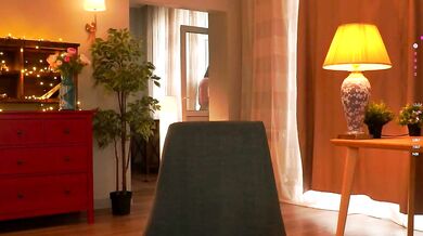 Watch Blissdilley, the stunning goddess, strip down and show off her curves