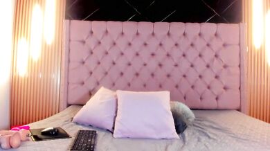 Watch Aina Pink's petite body get gagged & fingered in steamy cam2cam video