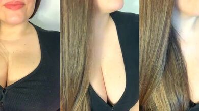 Sophie_Eaton's big tits & gothic locks get spanked & teased in hot solo video