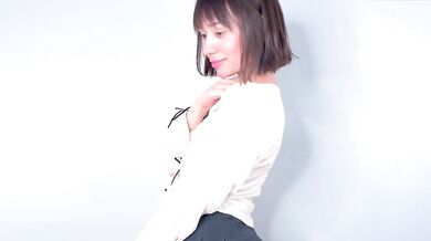 Starlizzy, the sex-crazed cam girl, gets down and dirty with her fiery butt and captivating curves