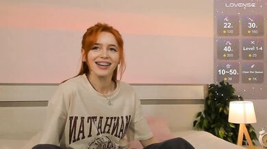 MissRedFox - Porn Video [Bongacams]: alluring proportions, enchanting beauty, alluring physique