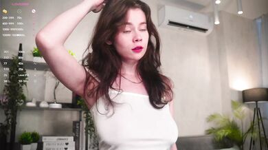 EngelBlowe - Porn Video [Cam4]: naughty and soft session, pretty face, stunning mannequin