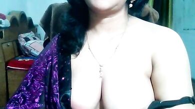 Indian MILF Cute_Mahi22's Best Striptease-Indian Orgasm-Fingering & Creampie