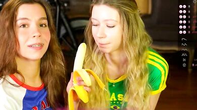 Watch Monika's stunning bod shake with sensual tremors and breath play during a steamy record session