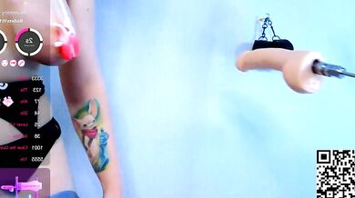 Watch curvy-white-tattoosed young Brunette Kurama_Katana get a hot creampie in her big ass outdoors