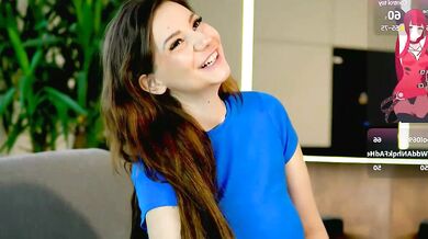 BelleSkye in hot cosplay striptease & deepthroats for a messy facial