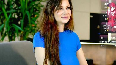 BelleSkye in hot cosplay striptease & deepthroats for a messy facial